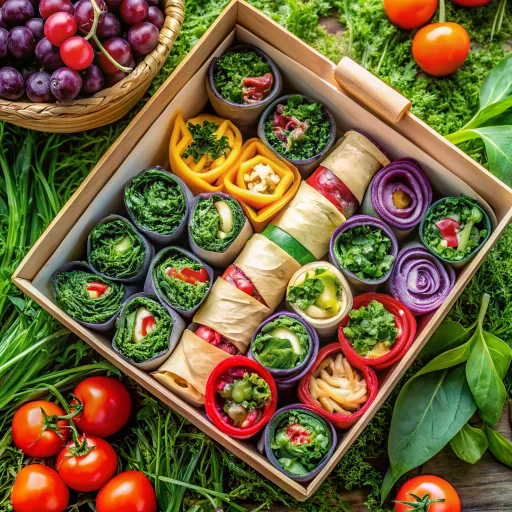 सब्जियों से भरपूर बहुरंगी समर रोल्स